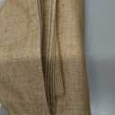 NICETOWN 100% Absolutely Blackout Linen Curtains with Thermal Insulated White Liner, Camel, W52 x L90, 2 Panels, Textured Linen Look Noise Reducing Window Treatments Drapes for Bedroom/Living Room