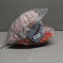 Lnoicy Artificial Fall Mums 12 Bundles Eucalyptus Fake Flowers for Planter,Fake Morning Glory for Halloween Home/Porch/Garden Decoration (Fall Orange)