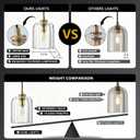 Crystal Pendant Light Kitchen Island Dimmable Black Pendant Light