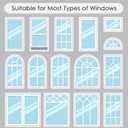 DKTIE Static Cling Decorative Window Film with Installation Tools Non Adhesive Privacy Film, Stained Glass Window Film for Bathroom Shower Door Heat Cotrol Anti UV, 17.7 x 78.7 Inch (Yellow)