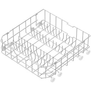 Upgraded 304 Stainless Steel WD28X10384 Dishwasher Lower Rack Replacement for GE Dishwasher Bottom Rack GLD4500V00CC, GLC4400R40BB, GLD5660V00SS with WD35X21038 Wheels