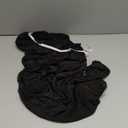 Smiry Stretch Printed Office Computer Chair Covers, Universal Desk Rotating Chair Slipcovers Removable Washable, Soft Fit Anti-Dust Spandex Protector Cover with Zipper, Black