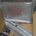 Salon Tray, Salon Color Tray with Adjustable Height, Salon Tray on Wheels, Salon Rolling Tray, Ideal Use As Tattoo TrayDental Tray (Silver)