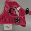 EcoBark Premium Quality Small Dog Harness - Step in Reflective Luxury Soft Mesh Harnesses for Puppies, Toy Breeds, & Small Dogs - Comfortable & Safe Body Halter - Adjustable Pet Vest (Small, Pink) (Small- 7 to 10 lbs - Chest Up to 14 in (Pack of 1))