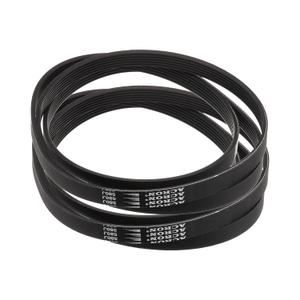 uxcell 2pcs 580J6 PJ V-Ribbed Belt 6 Ribs 58" Length x 0.55" Width x 0.14" Height, EPDM Rubber Poly V Belt, Multi Wedge Micro V Belt