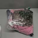 WATCPNO 100 Days of School Costume Pink Dress Set Old Lady Costume for kids Girls Grandma Costume for kids Dress Up (M(6-7))