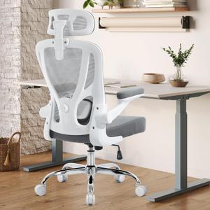Ergonomic Office Chair, Mesh Office Desk Chair, Grey, 1 Pack