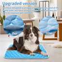 Dog Cooling Mat Non-Toxic Self Cooling Pad for Dogs Cats in Hot Summer Cool Pad Washable & Easy Clean