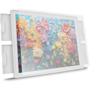 ALL4JIG 1000 Pieces Rotating Lightweight Plastic Puzzle Board with 4 Drawers and Protective Cover, 360 Lazy Susan Design, 30.20"x22.44"Portable Spinning Puzzle Table for Adults, Ideal Gift for Mum