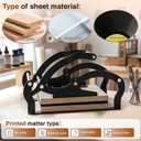 A3 Linocut Press Machine, Manual Lever Printing Press for Block Woodcut
