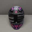 ILM Motorcycle Helmets for Adult Men Women Full Face DOT ECE Powersports Dual Visor Street Racing Helmet with Pinlock Cascos para Motos Model MF509 (Day1 Purple, M)