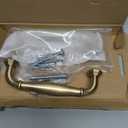 Khtumeware 2 Pack 3-1/2 Inch(89mm) Champagne Bronze Heavy Duty Solid Cabinet Pulls Satin Brass Cabinet Handles Heavy Duty Solid Cabinet Hardware for Cupboard Drawer Pulls Dresser Handle