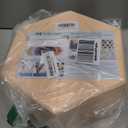 12 Pack Self-Adhesive Acoustic Panels 12" X 10" X 0.4" - Sound Proof Foam Panels with High Density, Y-Lined Design, Flame Resistant, Absorb Noise and Eliminate Echoes(Light Apricot)