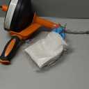 Drain Auger, Clog Remover with Drill Adapter, 25 Feet Flexible Plumbing Snake Use Manually or Powered for Kitchen, Bathroom and Shower Sink, Comes with Gloves (orange)