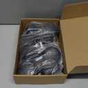 PATIKIL Office Chair Wheels Replacement 2", 8 Pcs Nylon Heavy Duty Office Furniture Casters Wheels with Universal Wheel for Hardwood Floor Carpet, Black