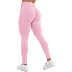 AUROLA Influence Workout Leggings for Women, Seamless Compression Tummy Control Leggings Mid Rise Yoga Pants, Medium
