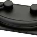 Franklin Brass Mission (5-Pack) Cabinet Handles 3" Hole Center Ring Pulls | Matte Black Hardware Kitchen Door, Drawers, Dressers, Furniture P62076-FB-C1