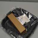 CAROTE 11 Inch Nonstick Grill Pan for Steak - Premium Granite Nonstick Coating, Square Grill Skillet, Indoor Outdoor RV Camping Use, Gas & Induction Safe, All Stovetops Compatible, PFOA Free, Black