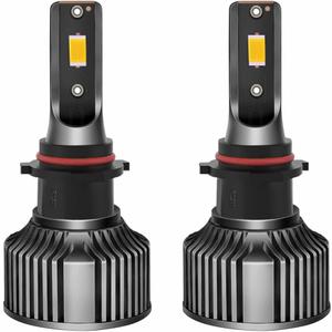 P13W LED Fog Light Bulb 60W Canbus Error Free 12000LM Extremely Bright Car Fog Lamp Replacement, Amber Yellow, 2 Packs