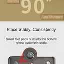 Digital Kitchen Scale, Food Scale with Tempered Glass, Grams and Ounces, 1g High Accuracy for Baking, Cooking, Food (Black Glass)