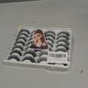 Losha Lashes 14 Pairs Fluffy False Lashes Soft Handmade Fake Eyelashes Vegan Cat Eye Lashes that Like Lash Extensions (P01)