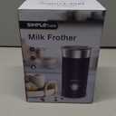 SIMPLETASTE Milk Frother, 4-in-1 Electric Milk Steamer, Automatic Warm and Cold Foam Maker and Milk Warmer for Latte, Cappuccinos, Macchiato