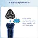 S3000 Replacement Head Holder Compatible with Philips Norelco Aquatec Shavers,Razor Blades for S3000 Series S3206 S4303