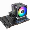 Thermaltake ASTRIA 600 ARGB CPU Cooler, Compatible with Latest Intel LGA 1851/1700 and AMD AM5 CPU, Dual Tower, 265W TDP Cooling Power, CL-P121-CA12SW-A