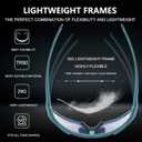 OULAIQI Sports Sunglasses Cycling Sunglasses for Men Women with 1 or 3 Interchangeable Lenses Baseball Glasses