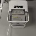 Countertop Ice Maker Machine, 8 Ice Cubes in 6 mins, 26lb/Day Ice with 2 Sizes- Portable Mini, Energy Saving & Basket/Scoop for Home/Party/Travel/Camping/Bar,White