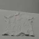 Women Vintage Button Down Shirts Y2K Slim Fit Lapel Collared Short Sleeve Casual T Shirt Preppy Summer Casual Clothes, Size XXL