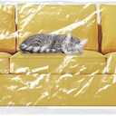 wokire Clear Thicker Couch Cover Water Proof Sofa/Heavy Duty Couch Cover-Protection Against Cat Dog Clawing, Vinyl Sofa Slipover -for Storage and Moving