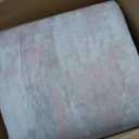 RELEANY Washable Area Rugs 8'x10' Non-Slip Modern Abstract Soft for Living Room Entryway Bedroom Nursery, Print Pattern, Grey Pink