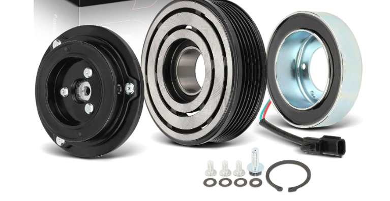AC Compressor Clutch Kit with Pulley Coil Plate