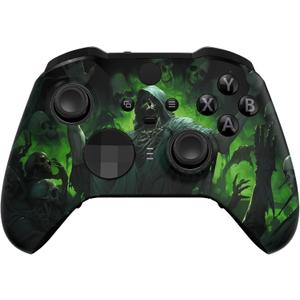 eXtremeRate DIY Replacement Front Shell for Xbox Elite Wireless Controller 2 Core, Dark Carnival Faceplate Cover Case for Xbox Elite Series 2 with Accent Rings [Controller NOT Included]