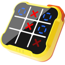 Tic Tac Toe Game, 3-in-1 Game Machine, Handheld Electronic Puzzle Games, Portable Travel Game for Trip, Office Break, Queue Time, Birthday Gift for Kids Adult