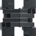 SOSS Invisible Hinge Model 218 for 1-3/4" Thick Material, 20 Minute Fire Rated, Zinc, Black E-Coat Exterior Finish, Model Number 218US19