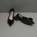 Slingback Jane Heels for Women Low Block Heel Closed Square Toe Pump Shoes Heels Classic Daily Office Dressy Shoes 003Black Pumps Size 9