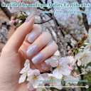 GelMala Semi Cured Gel Nail Strips Blue, Long-Lasting, Easy to Apply&Remove Nail Stickers Semi Cured,Easy for begginners (Aqua de Vida)