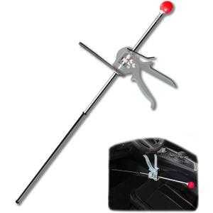 RAMATA Brake Pedal Depressor Tool, Accelerator and Clutch Pedal Depressor for Vehicles Truck Brake, Accelerator Throttle Gas Clutch Pedal for Vehicles Testing and Maintenance, Expandable to a Max 33'' (Two in one)