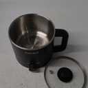 Topwit Hot Pot Electric, Electric Pot, 1.6L Ramen Cooker, Multifunctional Cooker for Pasta, Shabu-Shabu, Oatmeal, Soup and Egg with Over-Heating Protection, Boil Dry Protection, Black