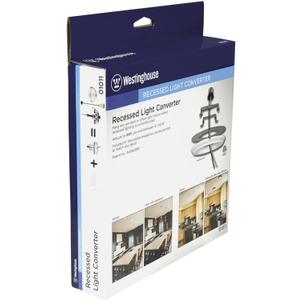 Westinghouse 0101100 Recessed Light Converter, 1, Finished White