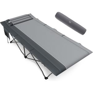 Timber Ridge Extra Wide Heavy Duty Camping Cot for Adult, Easy Set Up Oversized Sleeping Cot with Carry Bag for Camping, Travel and Outdoors, Support up to 450lbs, 80.3" L x 31.8" W x 17.3" H