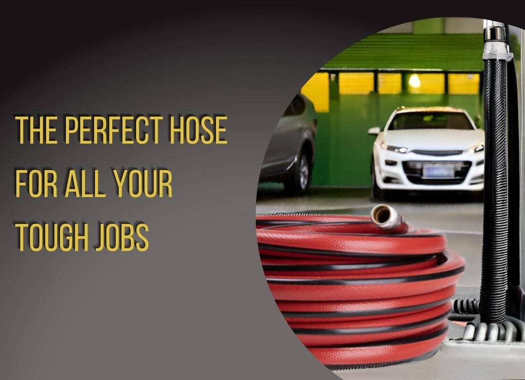 Kink Control Plus Water Hose 100ft - High Burst Strength and Superior Flexibility Garden Hoses, Outdoor Hose with Kink Resistance, Triple Frame Technology, Made in USA (5/8" x 100')