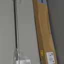 Zenna Home Adjustable Curtain Tension Rod with Decorative Round Finials, No Drill Small Window Rod, Easy Install Expandable Tension Curtain Rod for Windows, 28 to 48 Inch, Brushed Nickel