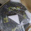 CAP 35lb Economy Color Fleck Olympic Bumper Plate, Single, Economy - Speckled, 35lbs