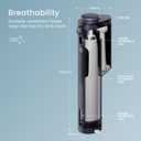 CoolSmile Charging Travel Case Compatible with Oral B Electric Toothbrushes, Fits Oral-B pro 2/ pro 3, pro 600/700/ 1000/1500/ 2000/3000/ 3500/5000/ 7000/ io2/ io3/ io4/ io5/ io6, Grey