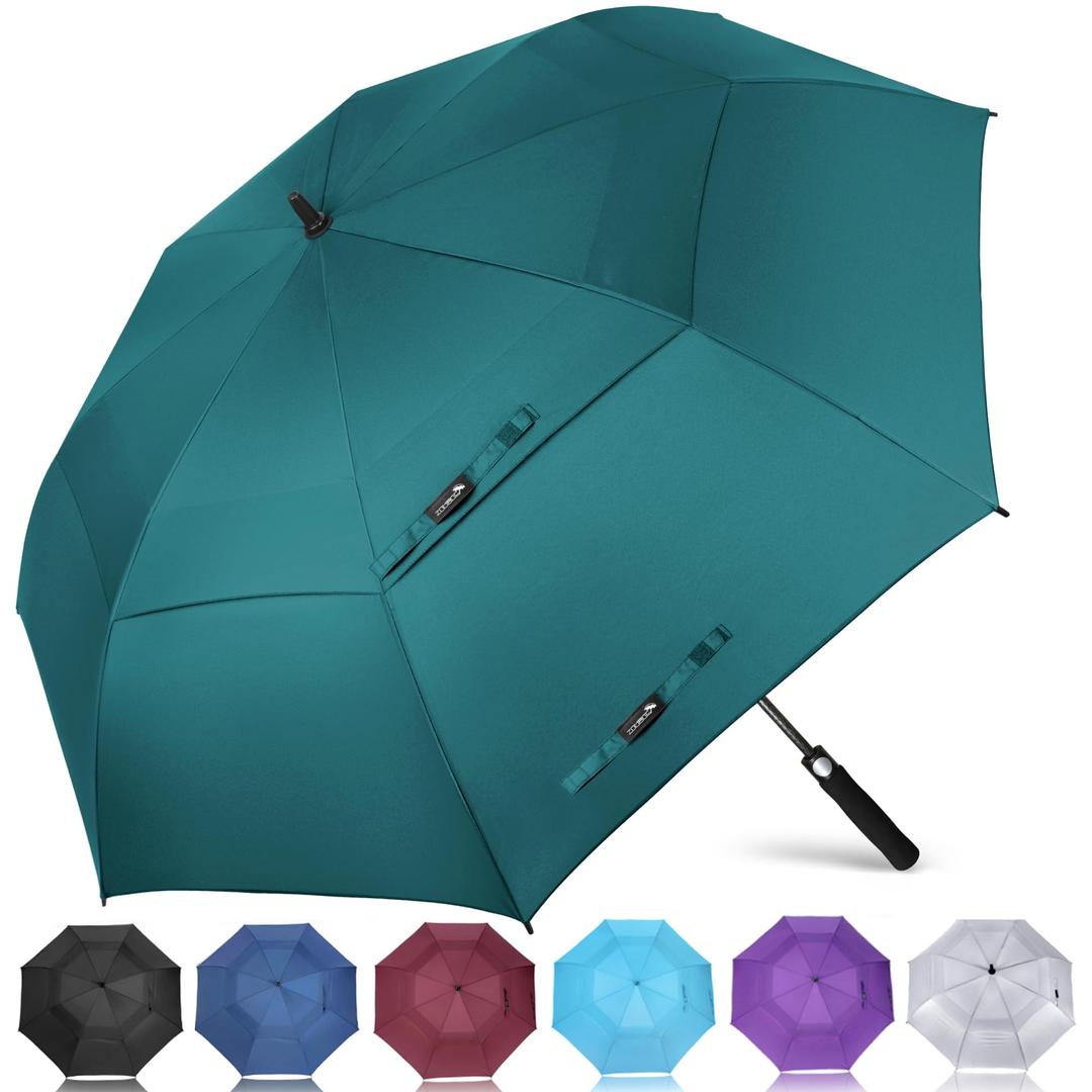 ZOMAKE Golf Umbrella, Large Windproof Heavy Duty Umbrellas 62INCH