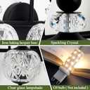 Piepooye Vintage Bathroom Light Fixtures Black Vanity Light with Glass Globe LampShade 3 Lights Mid Century G9 Bulb Wall Sconce Indoor Vanity Light Over Mirror for Kitchen Bedroom Farmhouse
