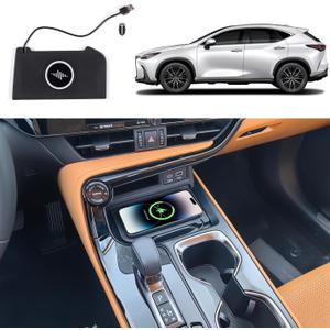 Compatible with Lexus NX 250 350 Series Car Wireless Charging Pad, Fast Charging fit for iPhone 15 14 13 12